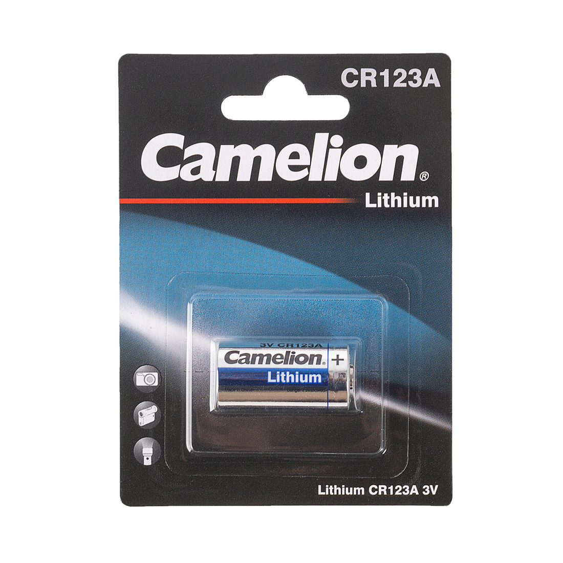 Camelion Батарейка CAMELION Lithium CR123A-BP1