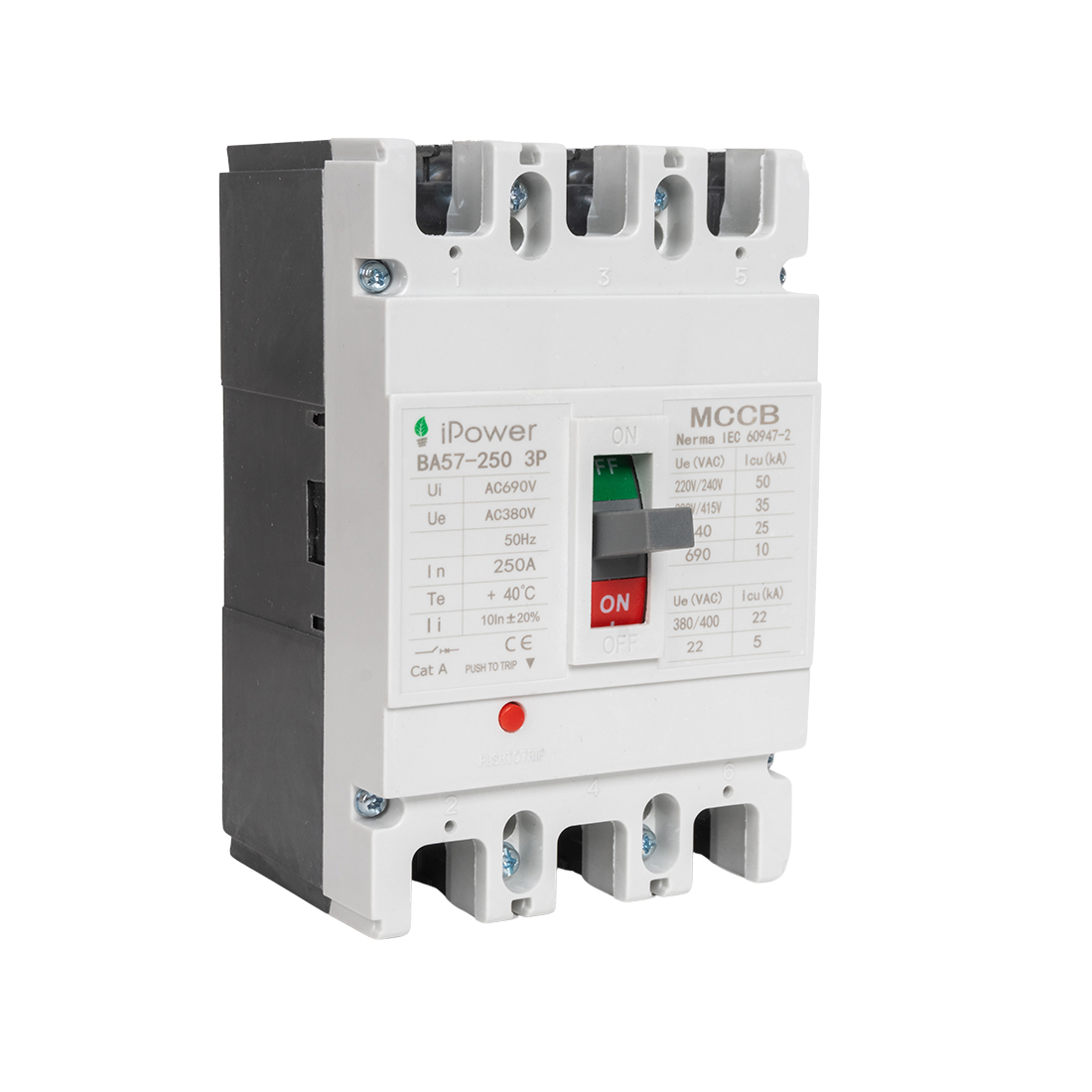 iPower Автоматический выключатель iPower ВА57-250 3P 250A