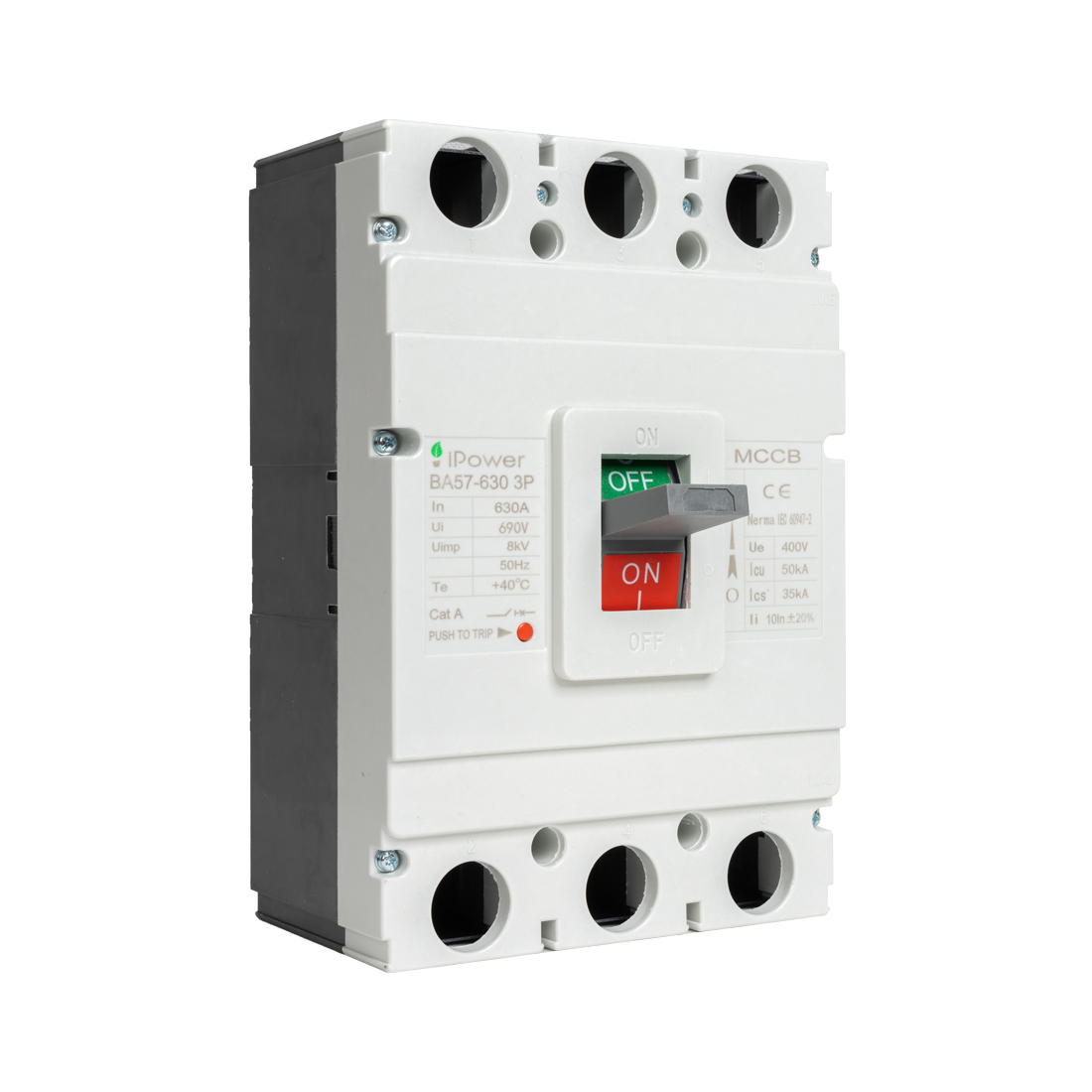 iPower Автоматический выключатель iPower ВА57-630 3P 630A