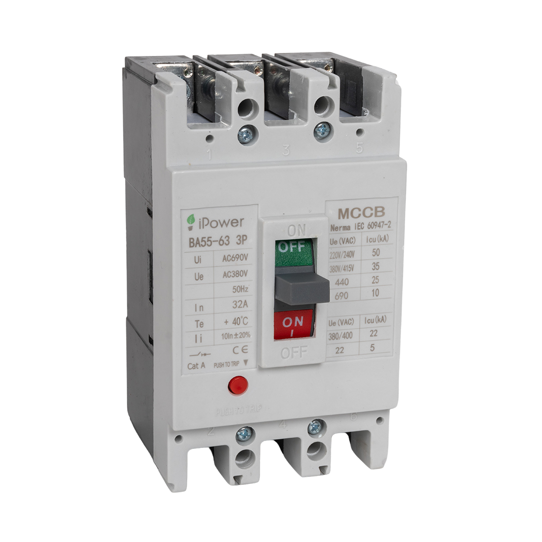 iPower Автоматический выключатель iPower ВА55-63 3P 32A