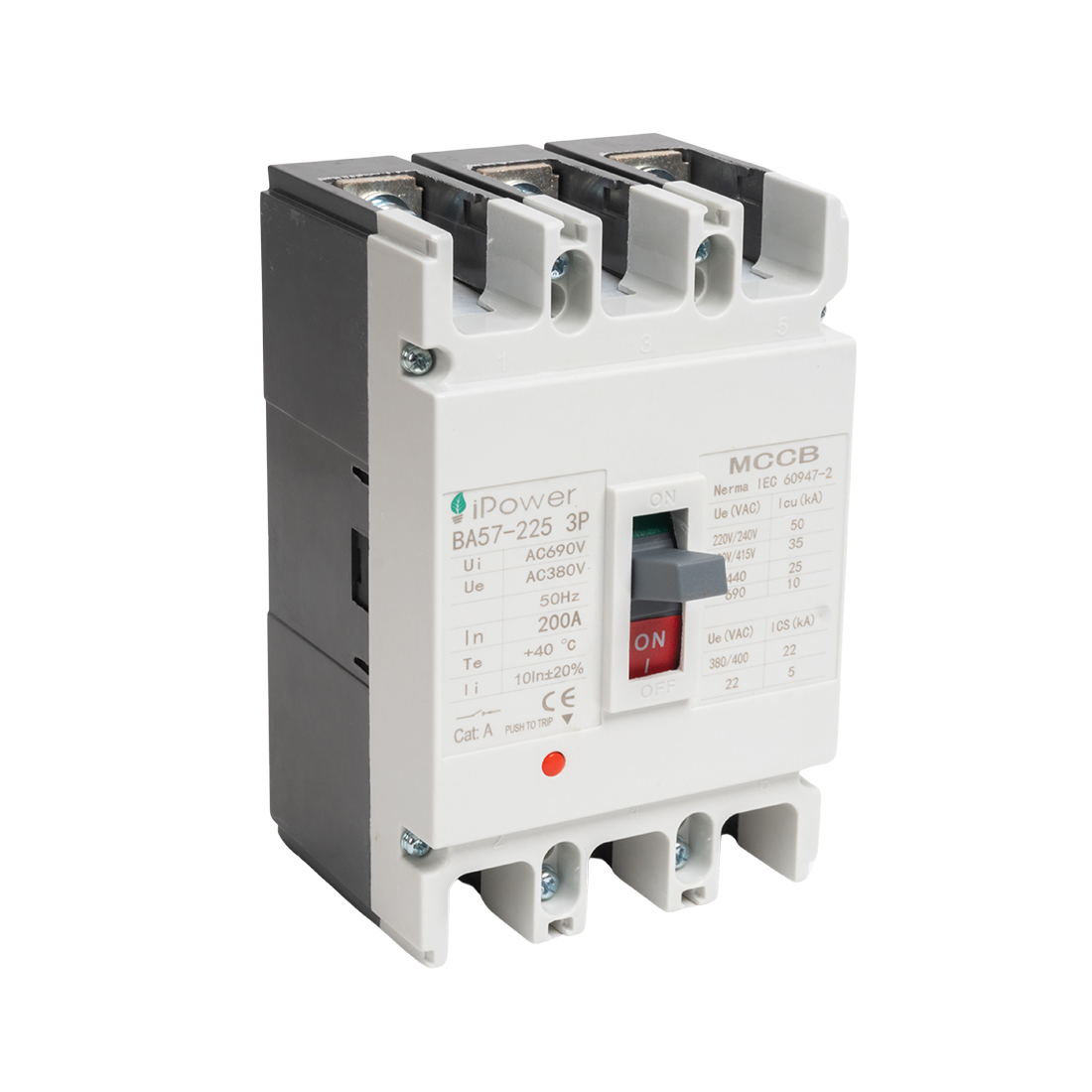 iPower Автоматический выключатель iPower ВА57-225 3P 200A