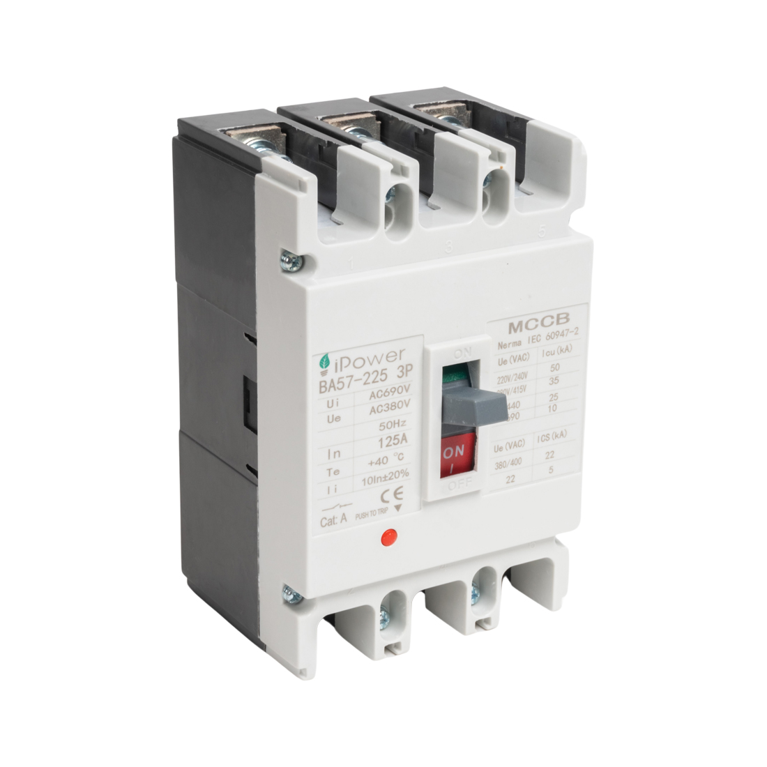 iPower Автоматический выключатель iPower ВА57-225 3P 125A