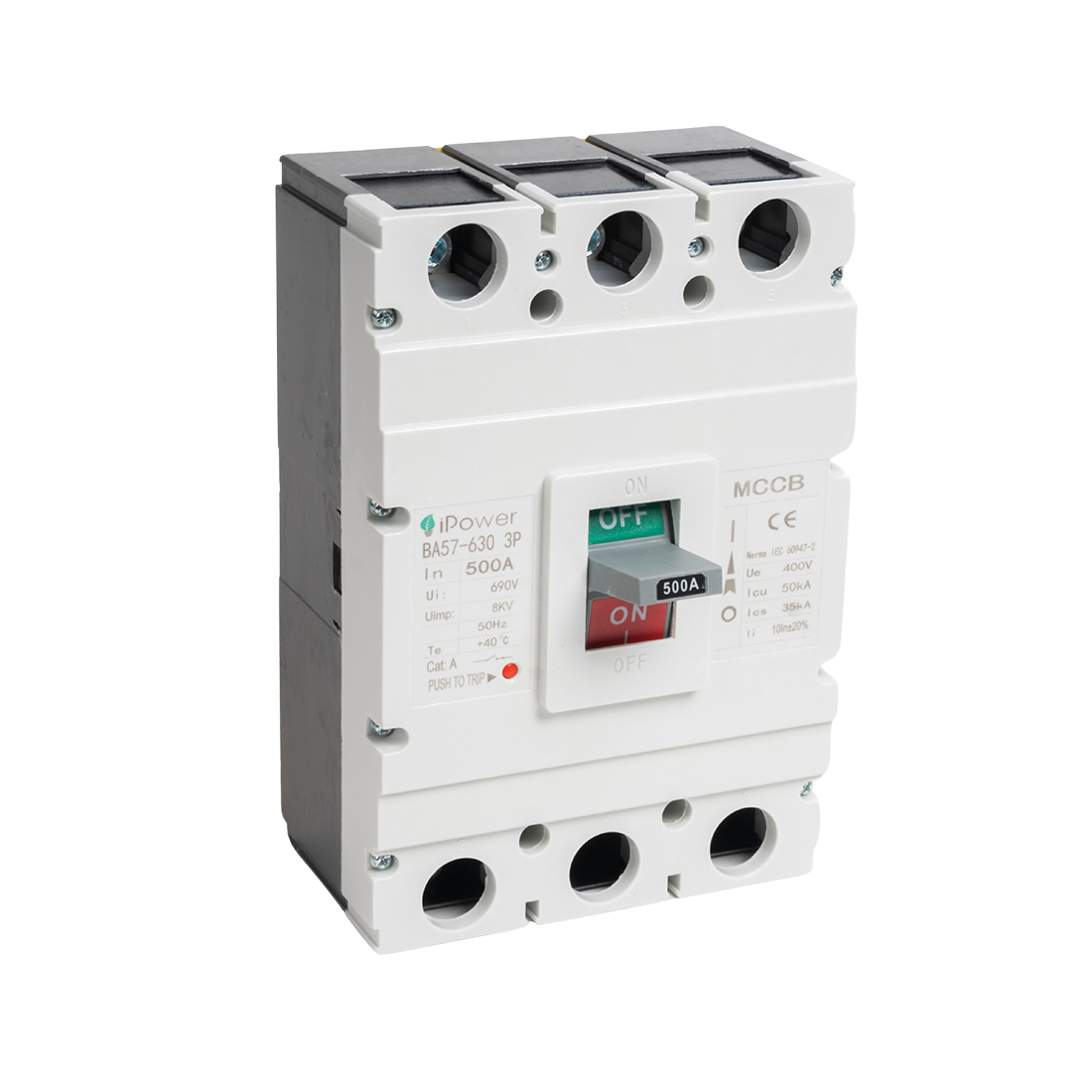iPower Автоматический выключатель iPower ВА57-630 3P 500A