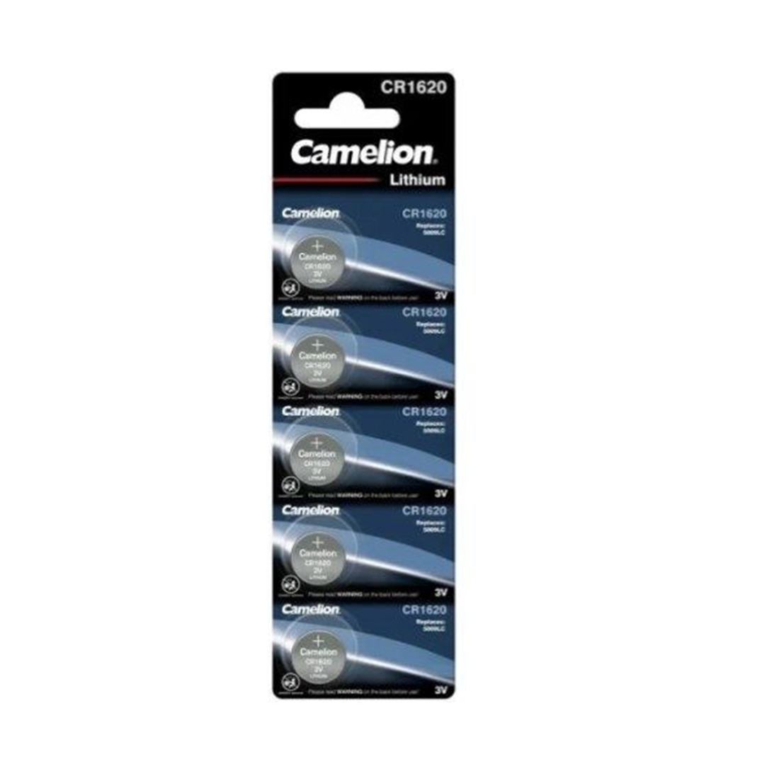 Camelion Батарейка CAMELION Lithium CR1620-BP5 5 шт. в блистере