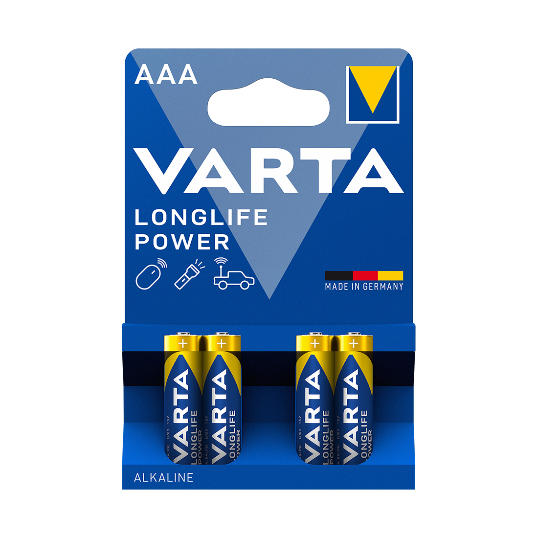 Varta Батарейка VARTA Longlife Power Micro 1.5V - LR03/ AAA (4 шт)
