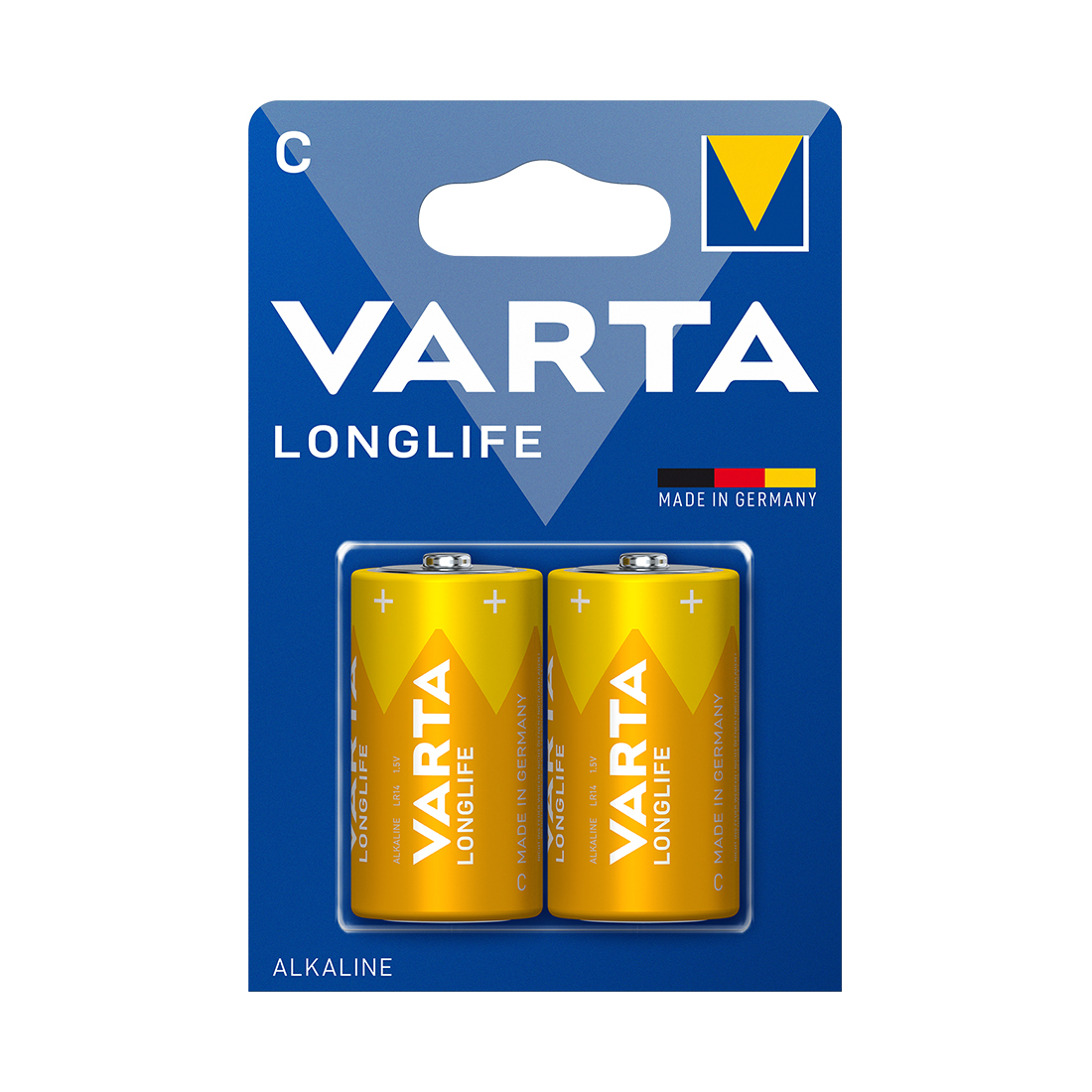 Varta Батарейка VARTA Longlife Baby 1.5V - LR14/ C 2 шт. в блистере