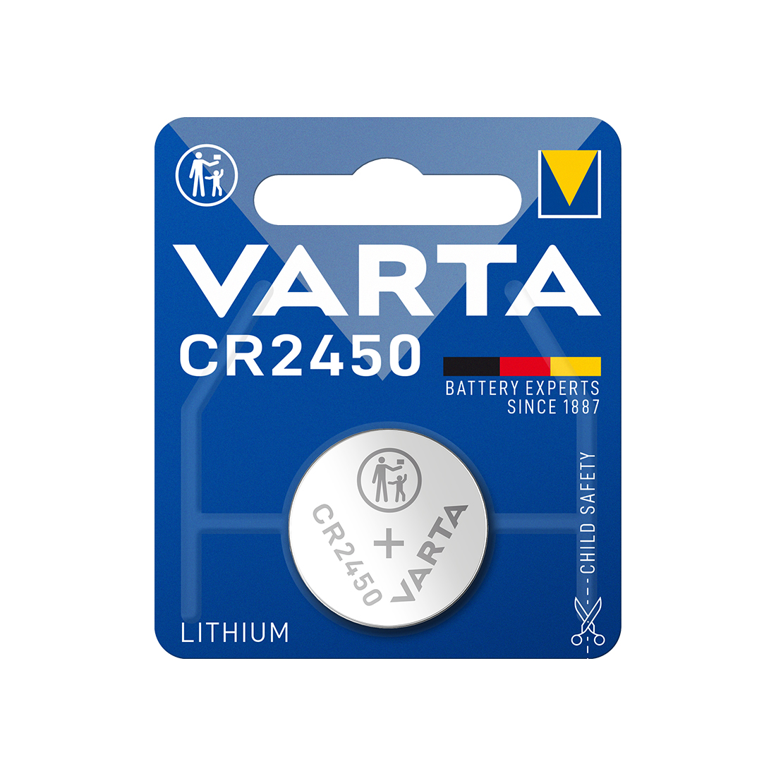 Varta Батарейка VARTA Professional Electronics CR2450 3V 1 шт в блистере