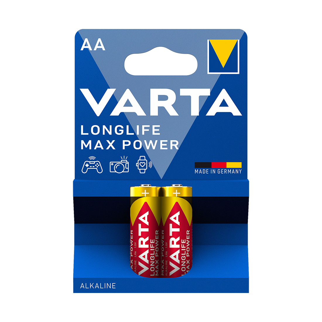 Varta Батарейка VARTA Longlife Power Max Mignon 1.5V - LR6/AA 2 шт в блистере