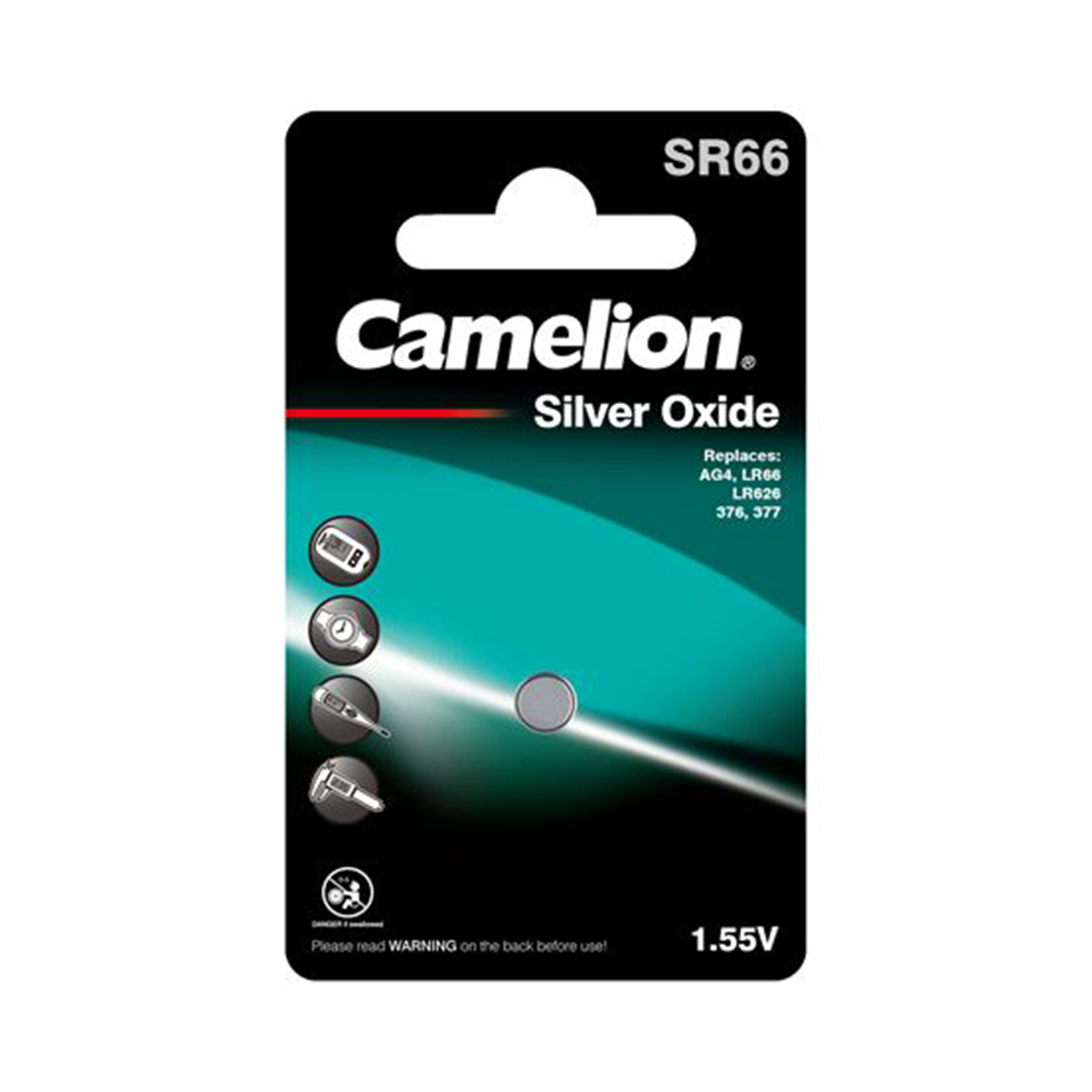 Camelion Батарейка CAMELION Silver Oxide SR66-BP1(0%Hg)