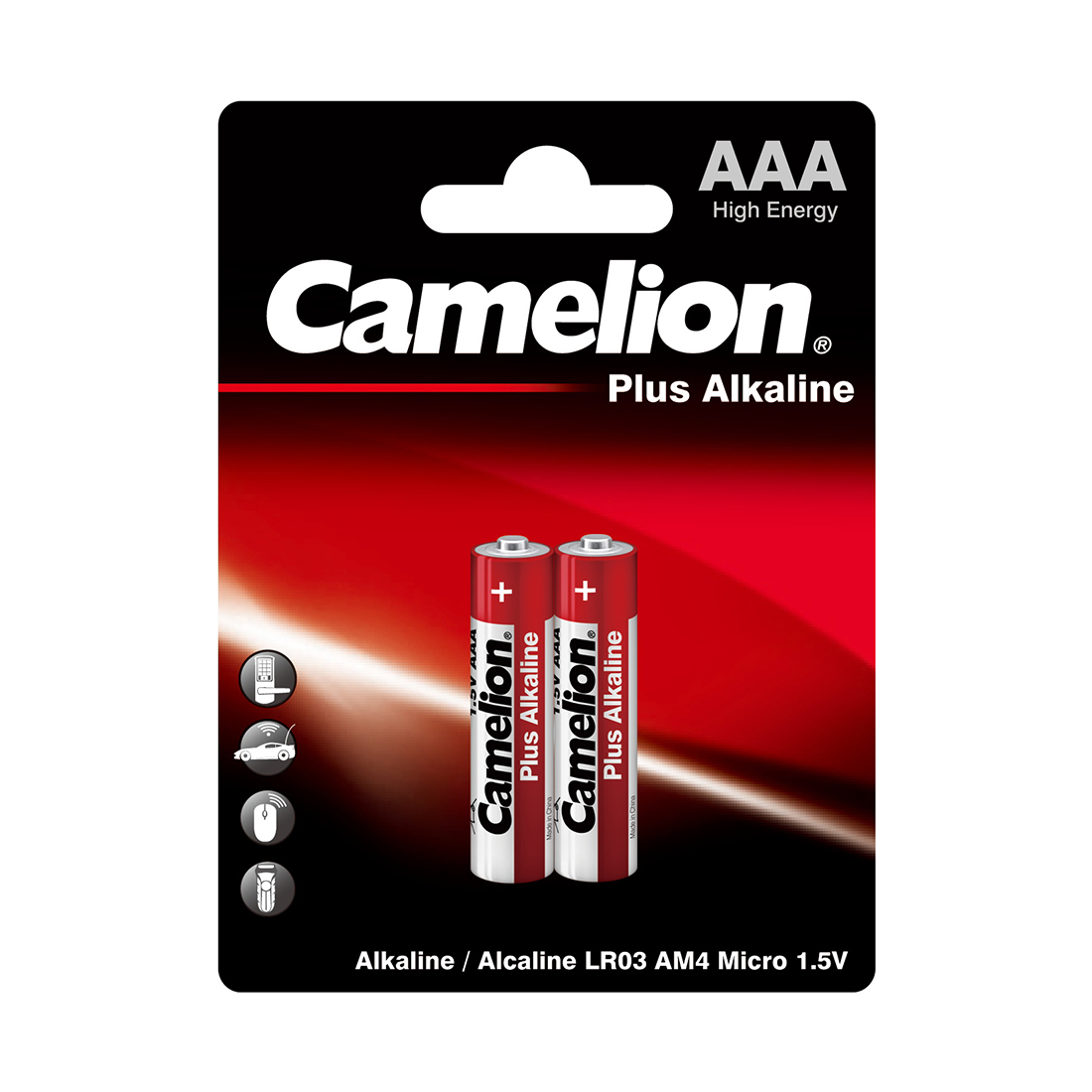 Camelion Батарейка CAMELION Plus Alkaline LR03-BP2 2 шт. в блистере