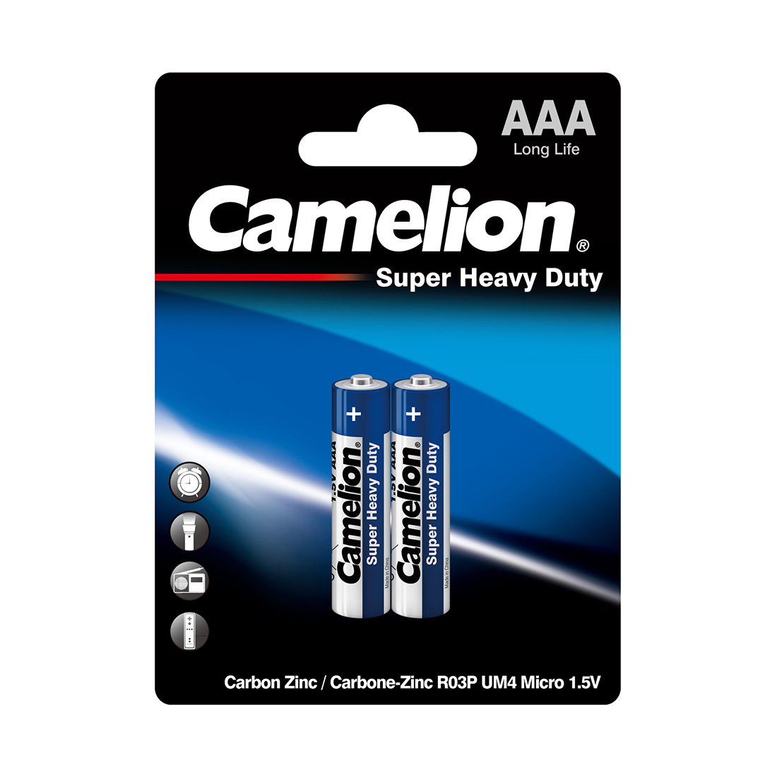 Camelion Батарейка CAMELION Super Heavy Duty R03P-BP2B 2 шт. в блистере