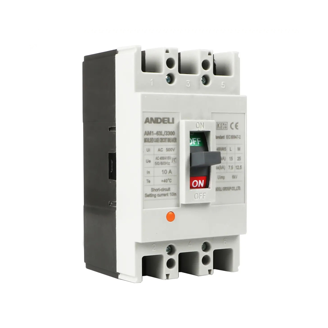 Andeli Автоматический выключатель ANDELI AM1-63L 3P 16A