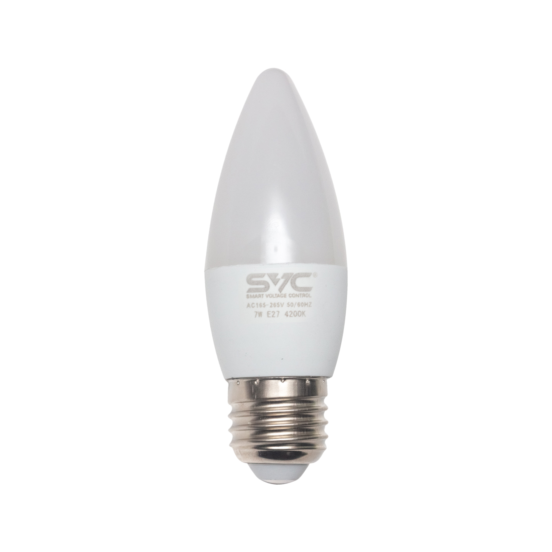 SVC Эл. лампа светодиодная SVC LED C35-7W-E27-4200K, Нейтральный