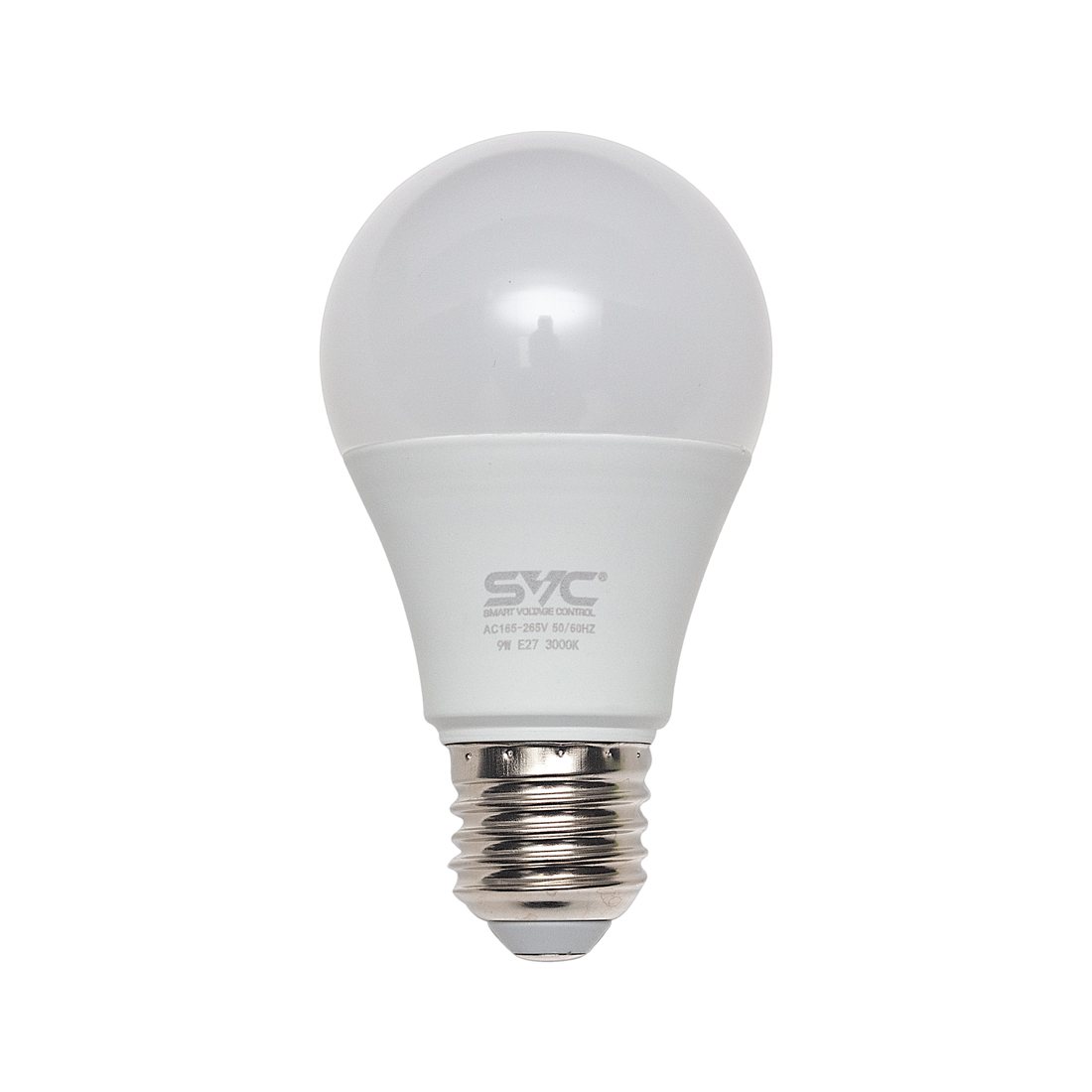 SVC Эл. лампа светодиодная SVC LED A60-9W-E27-3000K, Тёплый