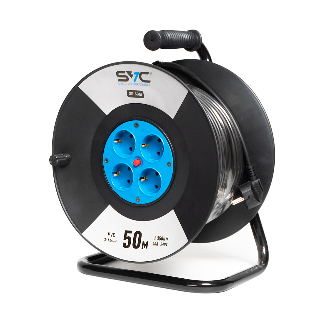 SVC Удлинитель на катушке SVC GS-50M 50м. 240 в.