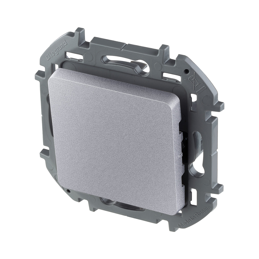 Legrand Переключатель одноклавишный Legrand 673652 Inspiria с/у алюминий