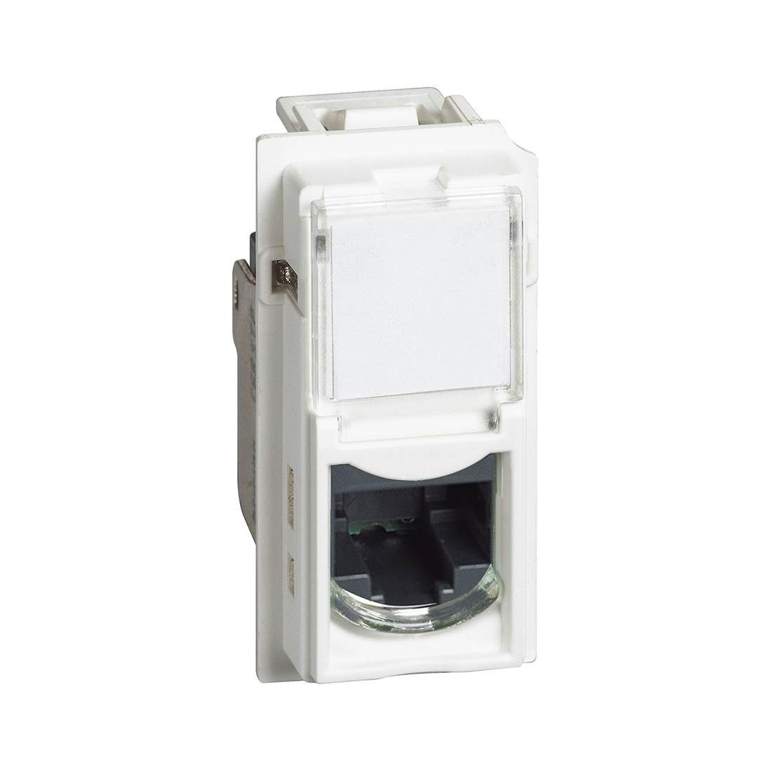 Bticino Розетка компьютерная Bticino KW4279C5E Living Now RJ45 cat.5e UTP 1 модуль белый