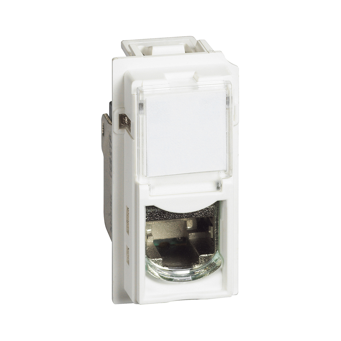 Bticino Розетка компьютерная Bticino KW4279C6 Living Now RJ45 cat6 UTP 1 модуль белая