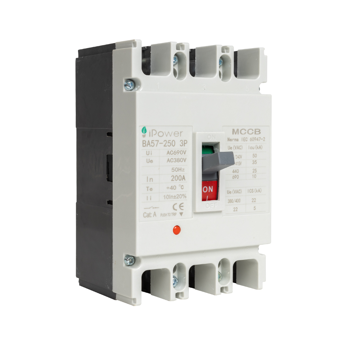 iPower Автоматический выключатель iPower ВА57-250 3P 200A