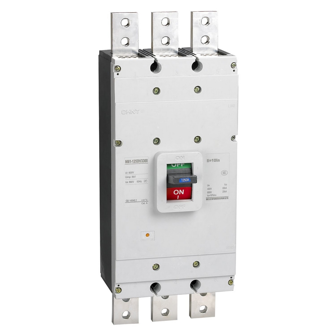 CHINT Автоматический выключатель CHINT NM1-1250H/3Р 1000A 65кА