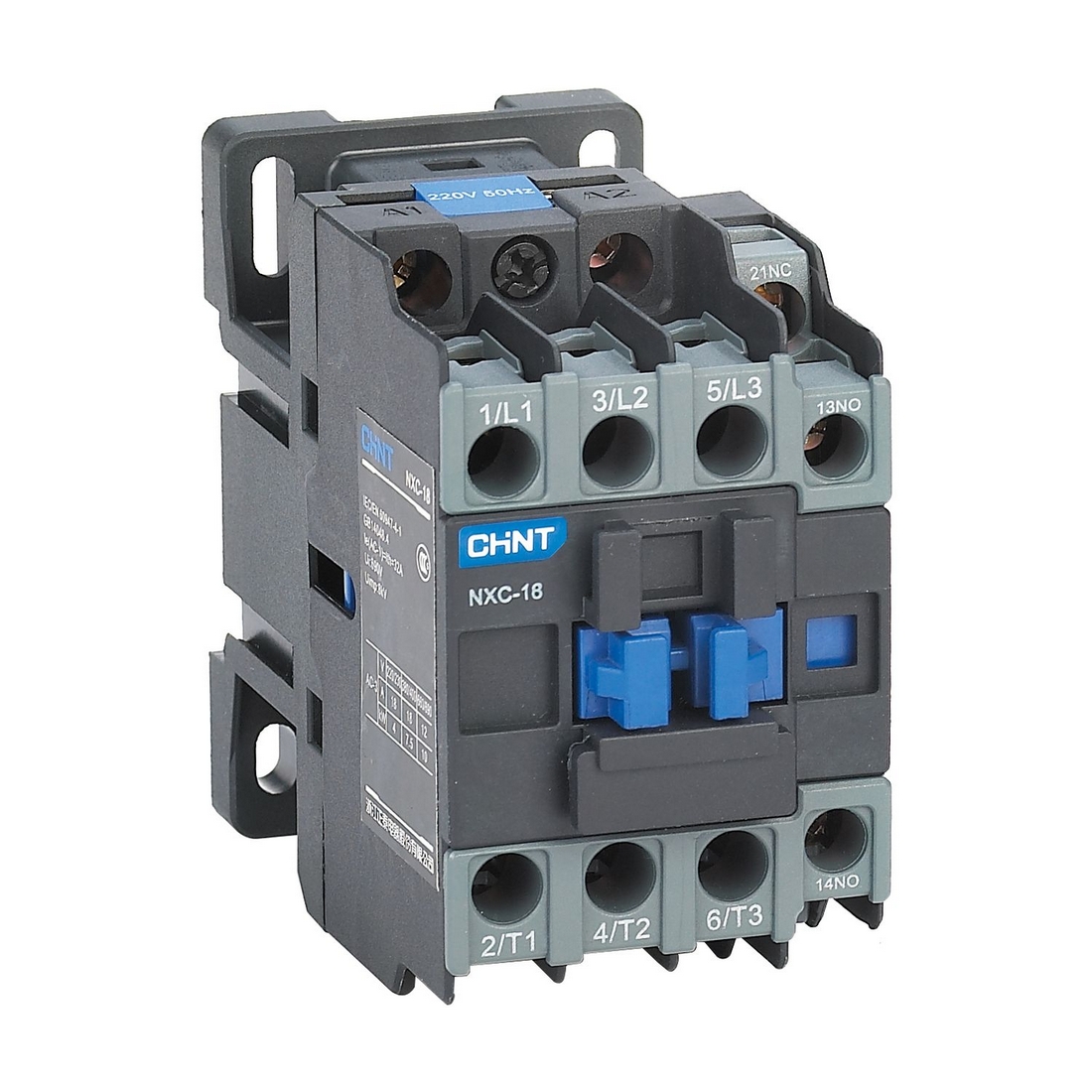 CHINT Контактор CHINT NXC-18 18A 220В/АС3 1НО+1НЗ 50Гц