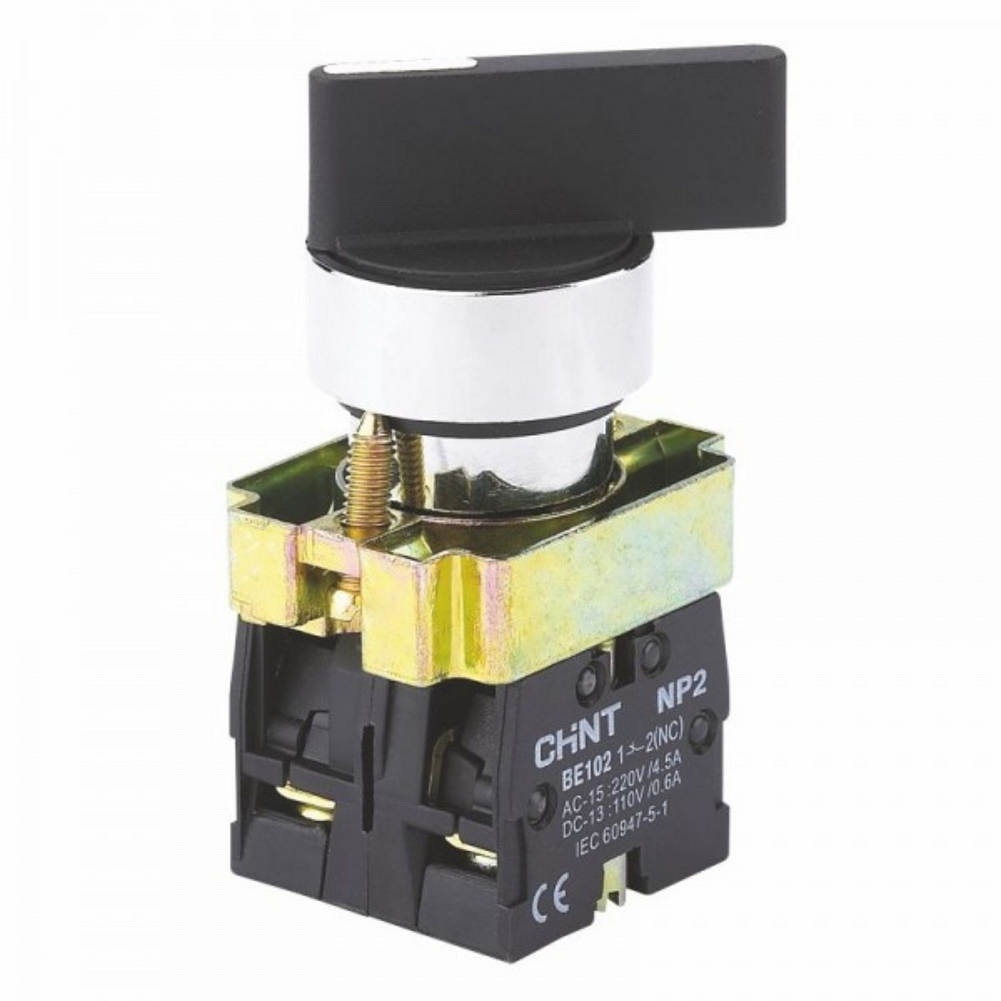CHINT Переключатель CHINT NP2-BJ33 3 положения с фиксацией 2НО IP40