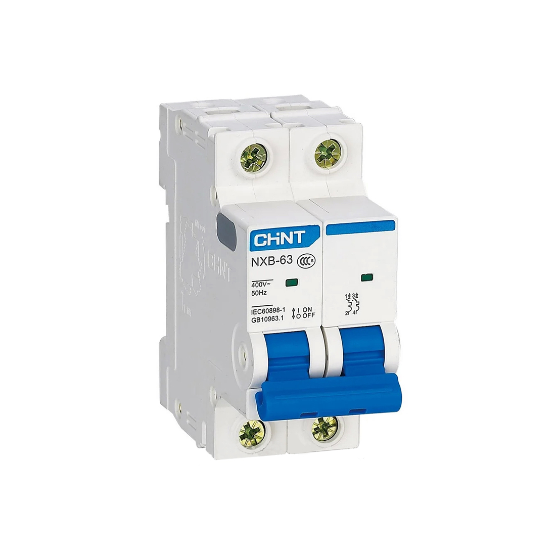 CHINT Автоматический выключатель CHINT NXB-63S 2P 2A C 4,5kA