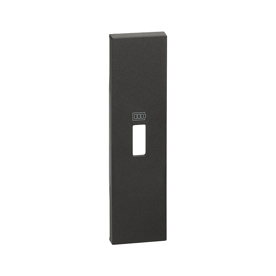 Bticino Лицевая панель Bticino KG10C Living Now USB зарядки 1 модуль черный