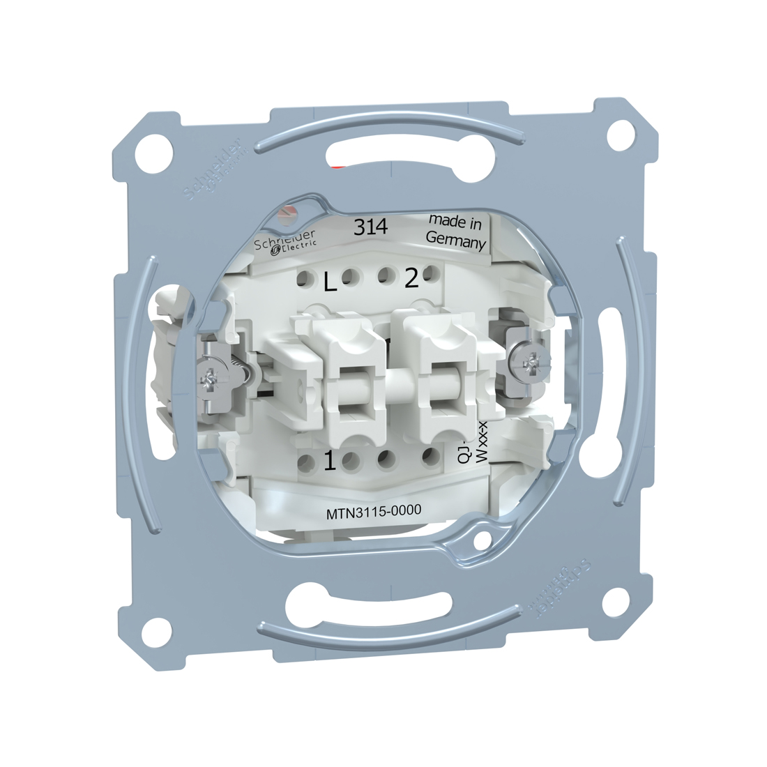 Schneider Electric Выключатель мех-м MERTEN MTN3115-0000 D-Life 2 клавишный