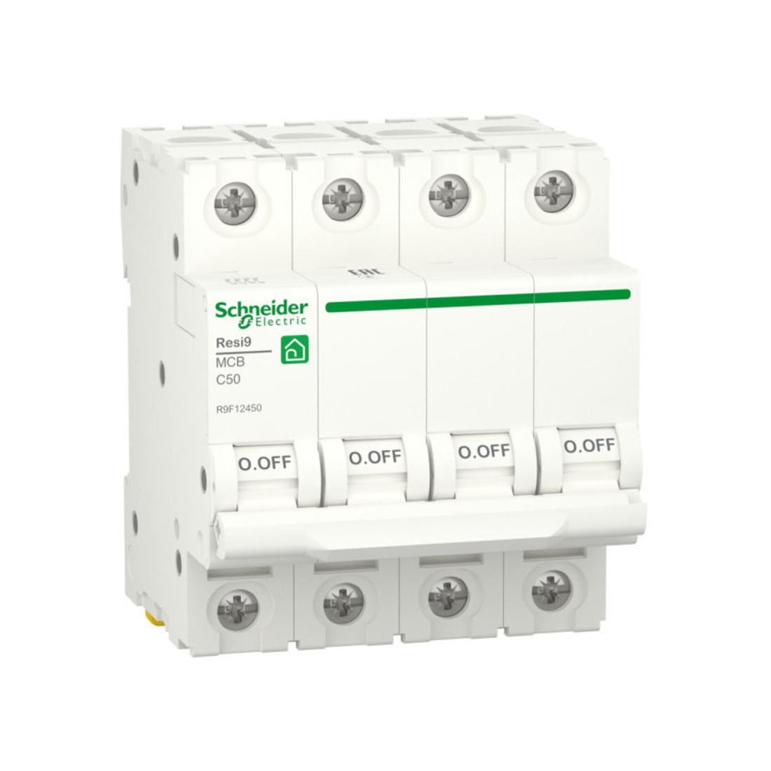 Schneider Electric Автоматический выключатель SE R9F12450 (АВ) 4P С 50А 6 kA