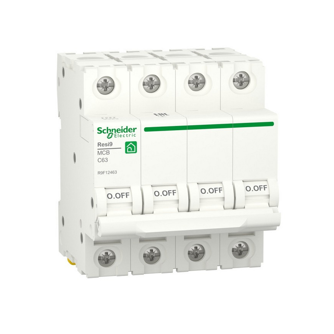 Schneider Electric Автоматический выключатель SE R9F12463 (АВ) 4P С 63А 6 kA