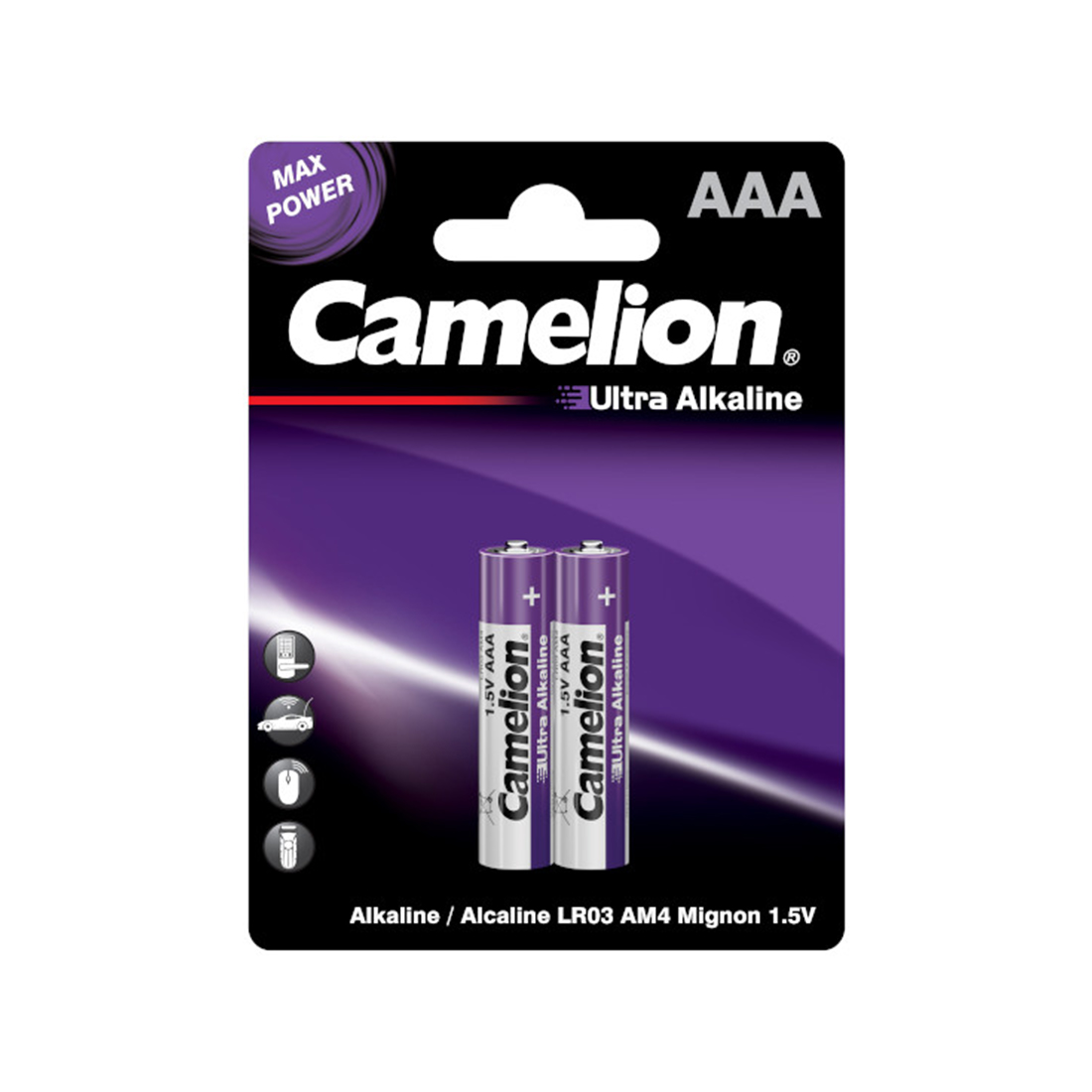 Camelion Батарейка CAMELION Ultra Alkaline LR03-BP2UT 2 шт. в блистере