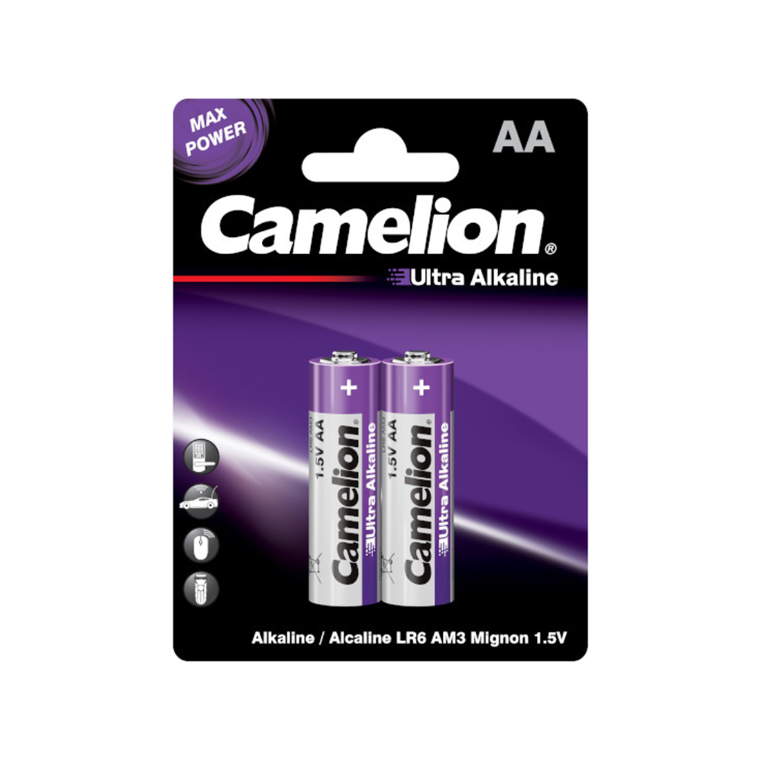 Camelion Батарейка CAMELION Ultra Alkaline LR6-BP2UT 2 шт. в блистере