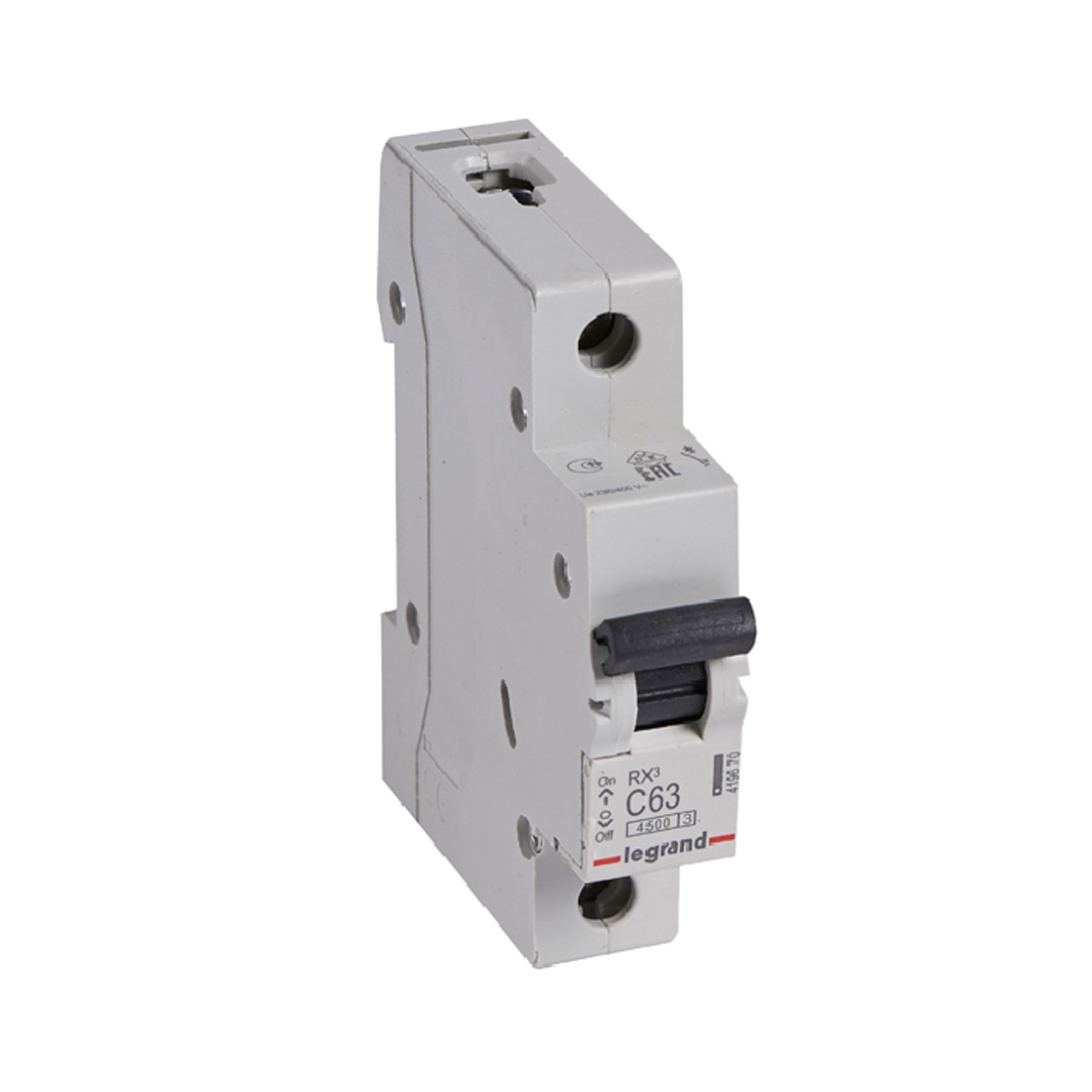 Legrand Автоматический выключатель Legrand 419670 1П C 63A RX3 4,5kA