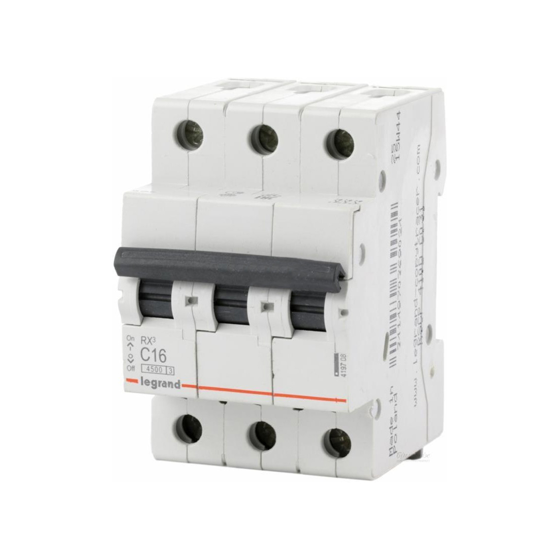 Legrand Автоматический выключатель Legrand 419708 3П C 16А RX3 4,5kA