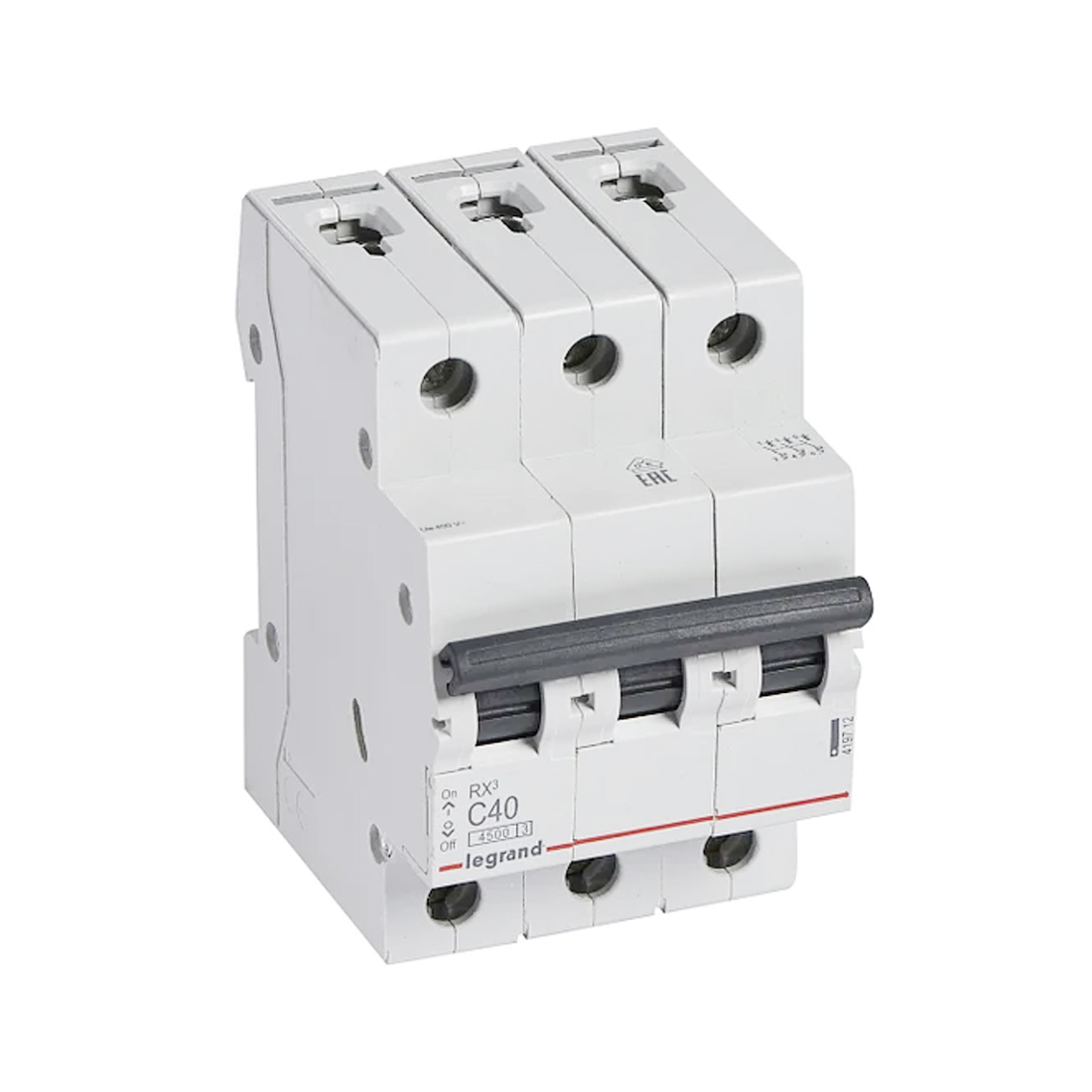 Legrand Автоматический выключатель Legrand 419712 3П C 40А RX3 4,5kA