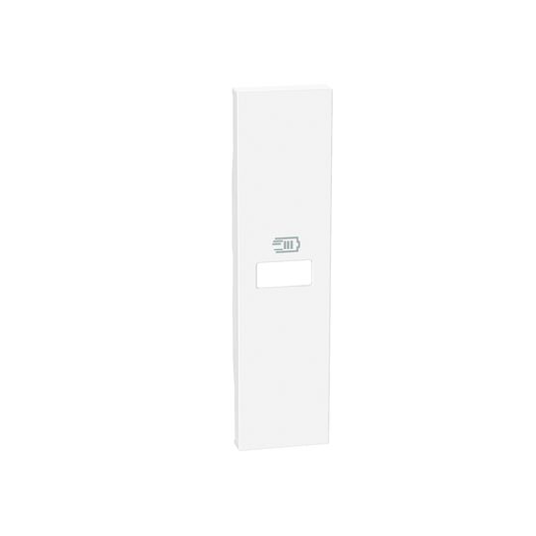 Bticino Лицевая панель Bticino KW11C Living Now для зарядных устройств USB 1 модуль белый