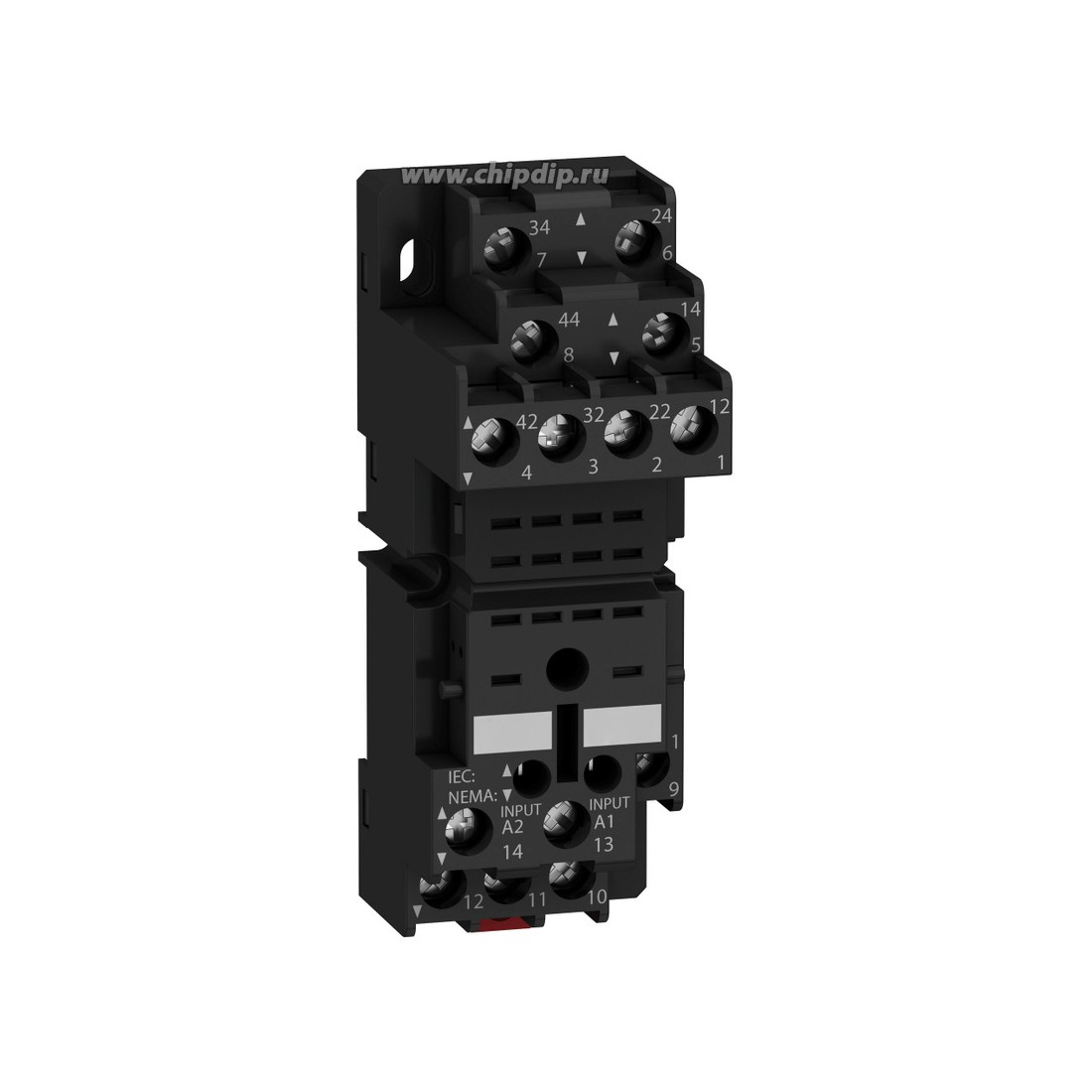 Schneider Electric Колодка SE RXZE2M114 с комб.конт. 4СО 30мм