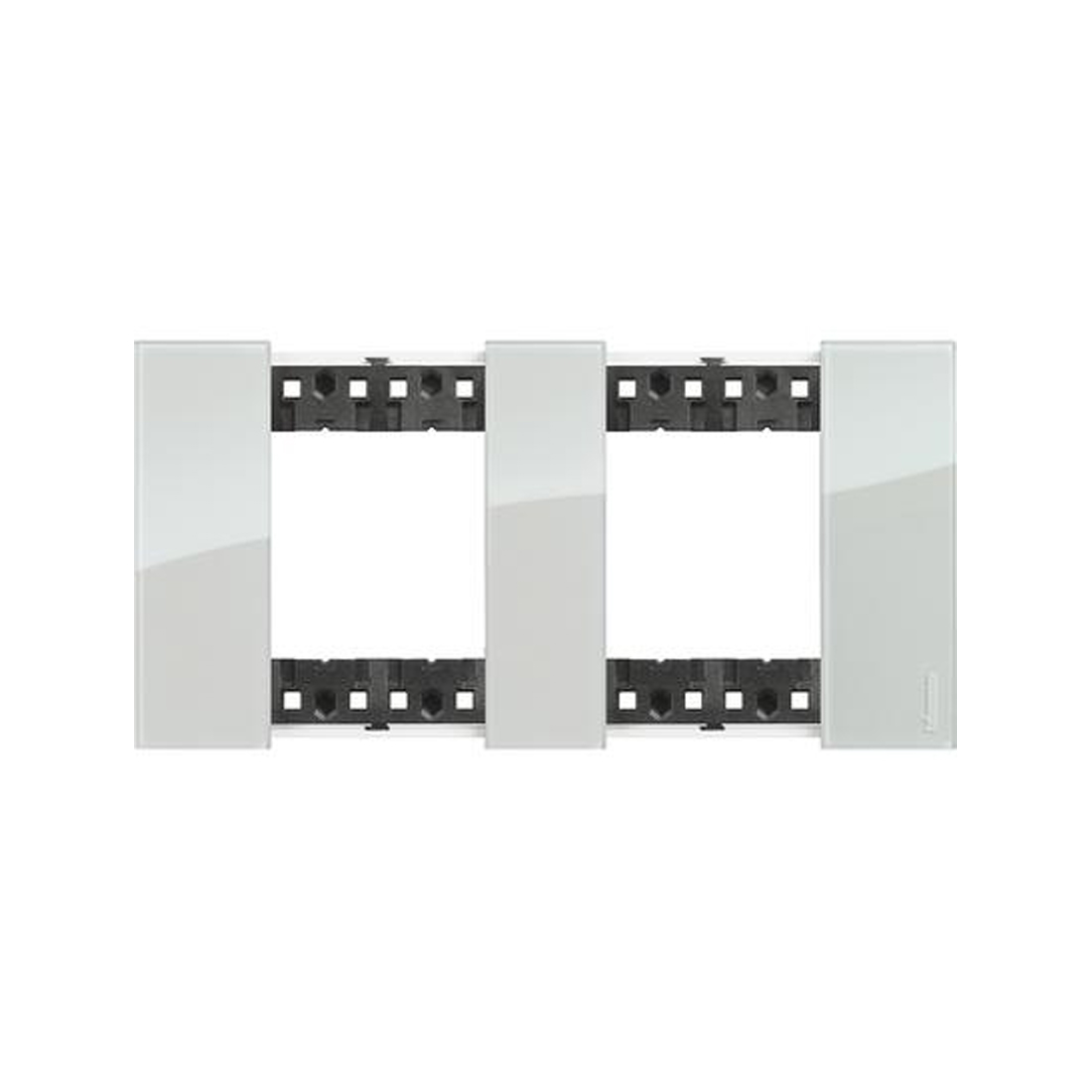 Bticino Рамка декоративная Bticino KA4802M2DA Living Now 2 поста 4 модуля Небо