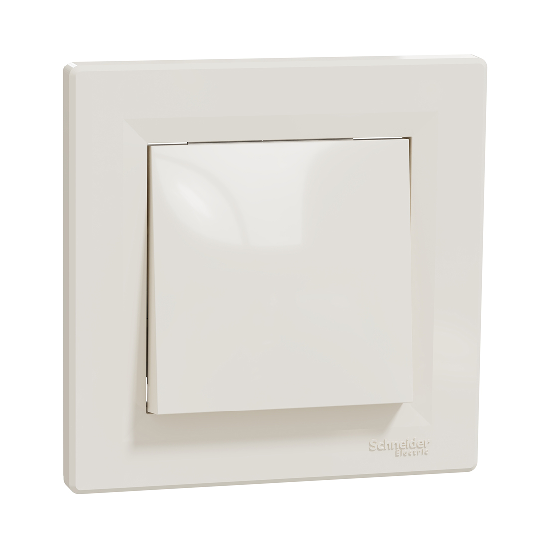 Schneider Electric Выключатель одноклавишный SE EPH0100123 Asfora 10AX в сборе быстрозажим. клеммы кремовый