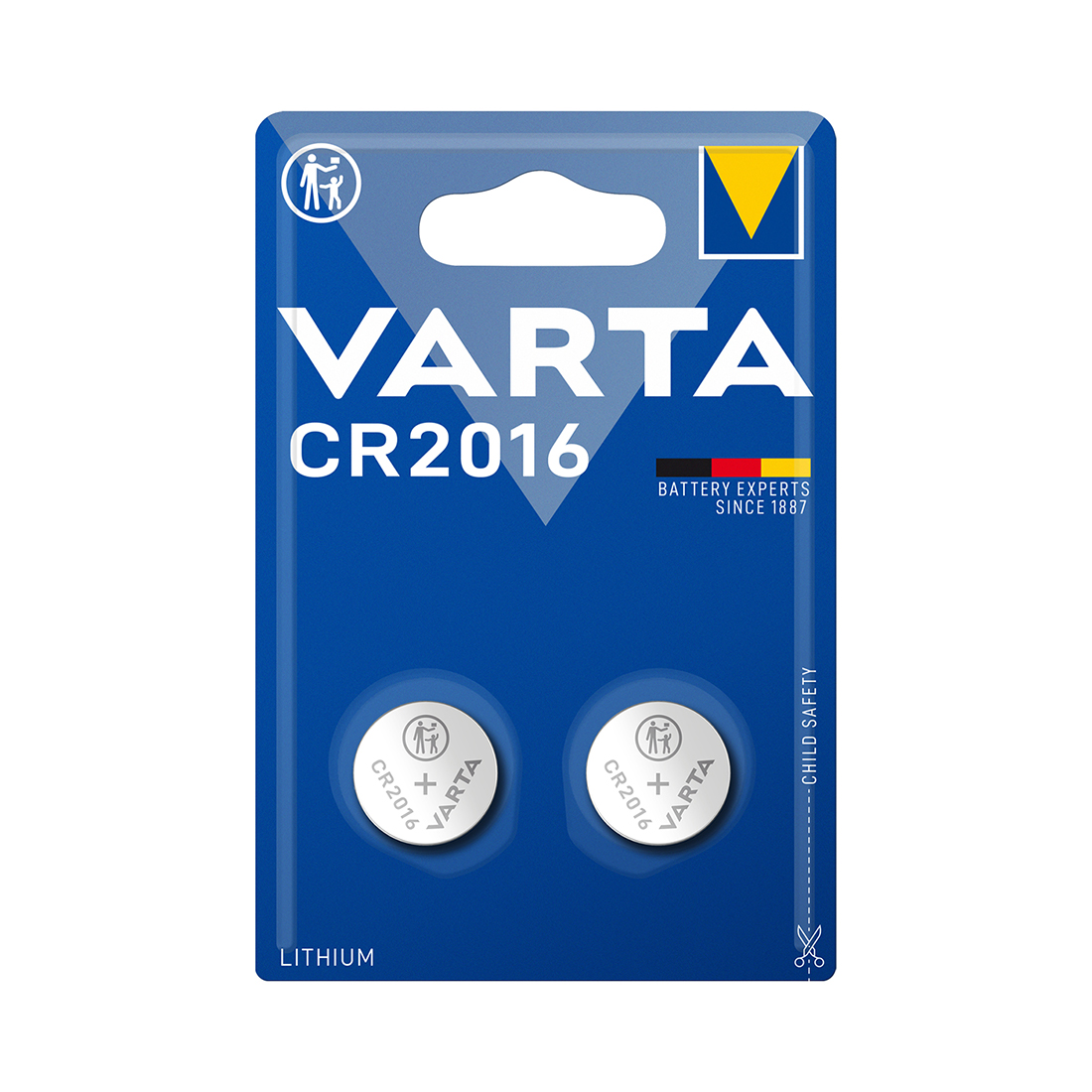 Varta Батарейка VARTA Lithium CR2016 3V 2 шт. в блистере