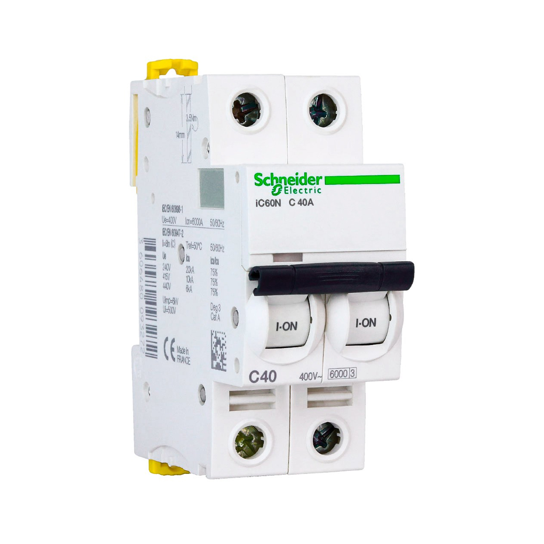 Schneider Electric Автоматический выключатель SE A9F79240 Acti9 iC60N 2P С 40А 6 kA