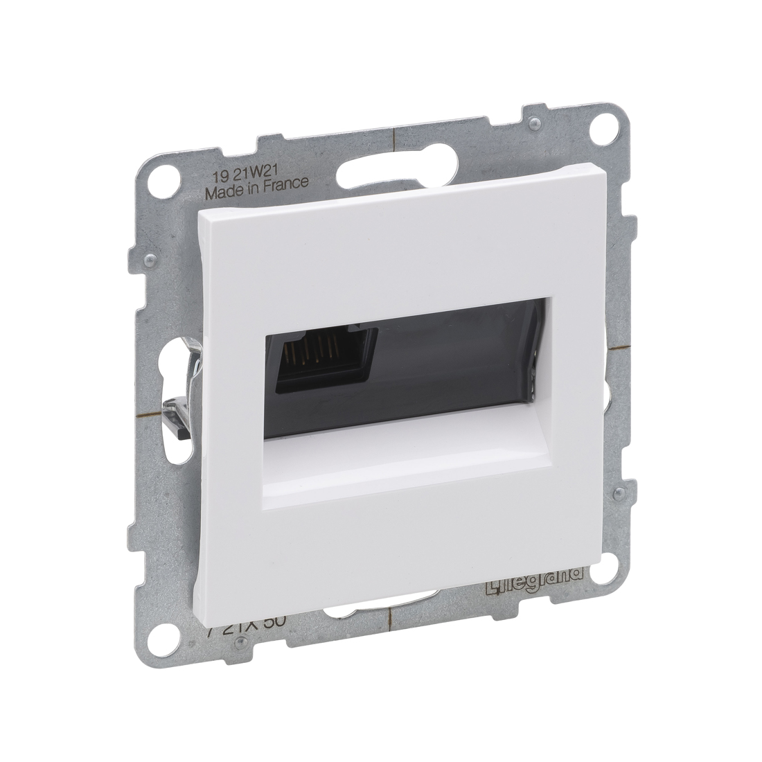 Legrand Информационная розетка одинарная Suno RJ45 Кат.5e UTP Белый
