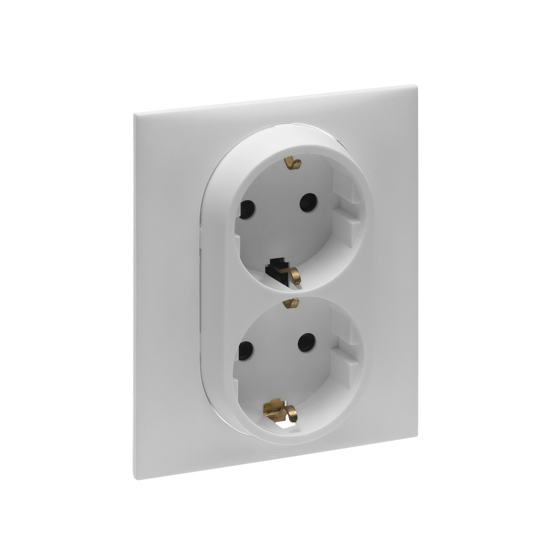 Legrand Розетка двойная 2х2К+З Niloe Step 16А 250 В с з/ш авт. клеммы Алюминий