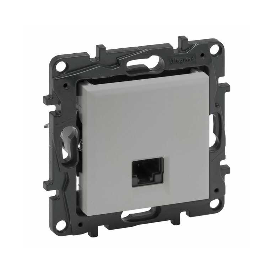 Legrand Информационная розетка одинарная Niloe Step RJ45 Кат.5e UTP Алюминий