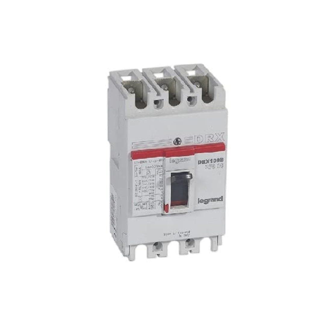 Legrand Автоматический выключатель Legrand 27039 3П 63A DRX125 10kA термомагнитный