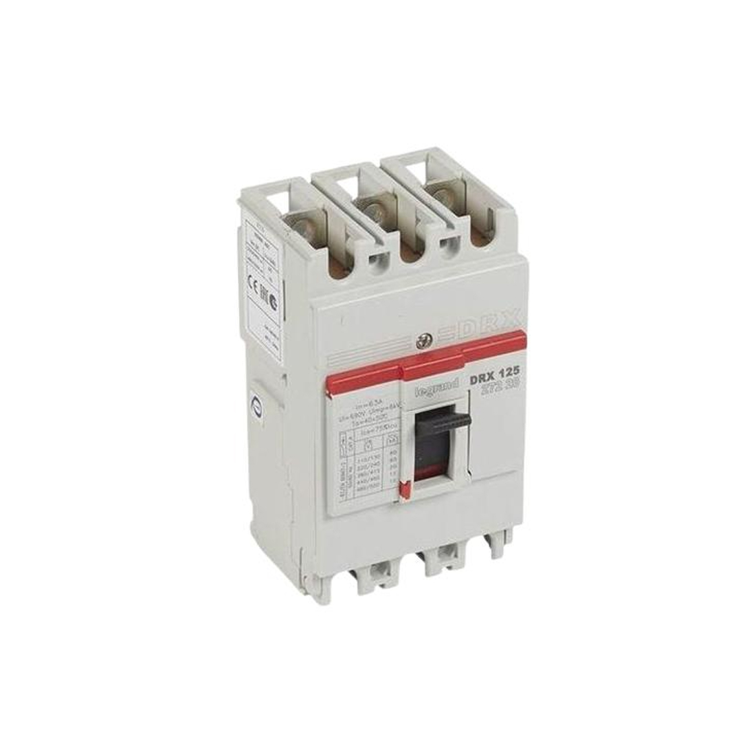 Legrand Автоматический выключатель Legrand 27220 3П 63A DRX125 20kA термомагнитный