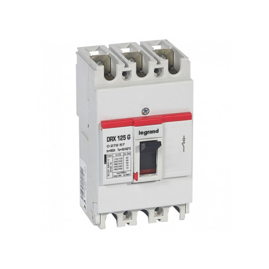 Legrand Автоматический выключатель Legrand 27257 3П 80A DRX125 20kA термомагнитный