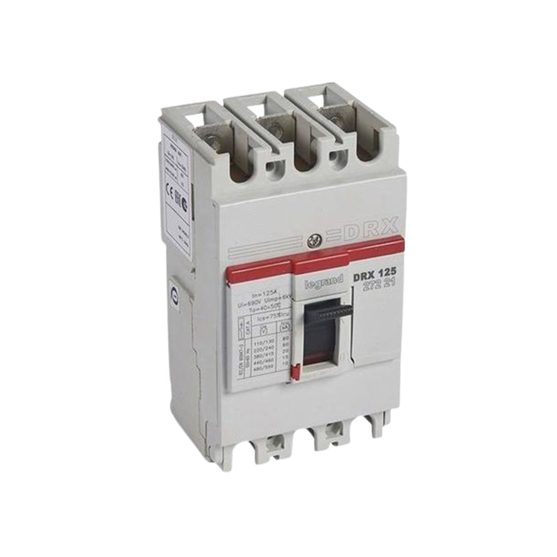 Legrand Автоматический выключатель Legrand 27221 3П 125A DRX125 20kA термомагнитный