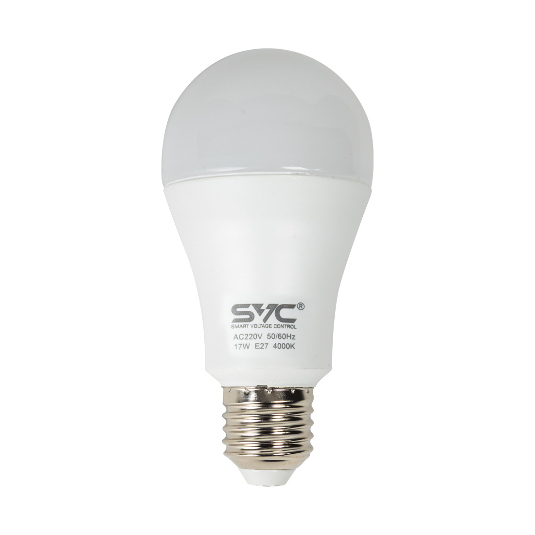 SVC Лампа светодиодная SVC LED A60-17W-E27-4000K Нейтральный